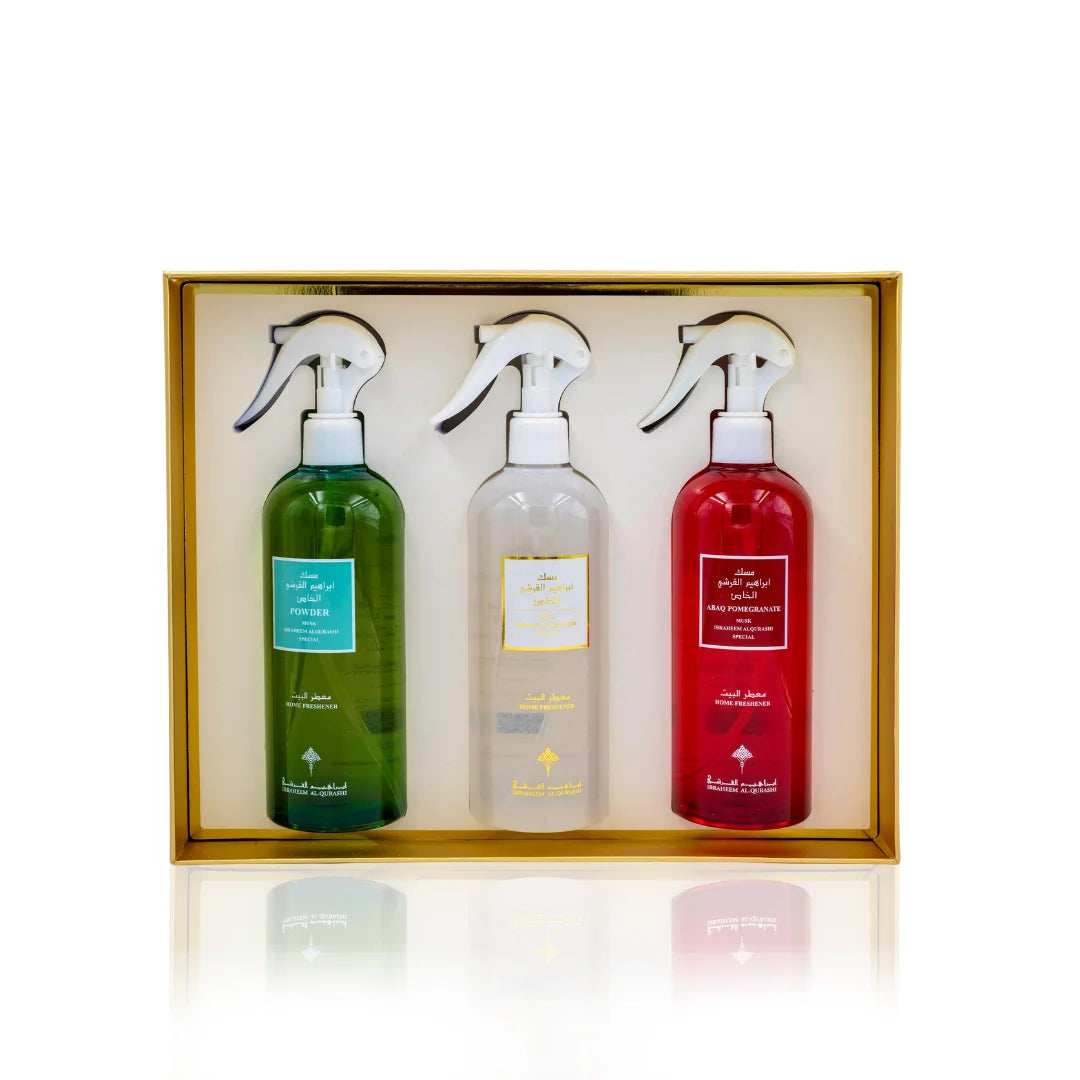 Musk Home Fresheners Set 450ml x 3 - معطر جو - Ibraheem Al Qurashi