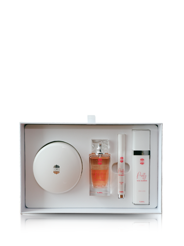 Ajmal Pretty Musk Pomegranate Set: A Symphony of Ruby Radiance