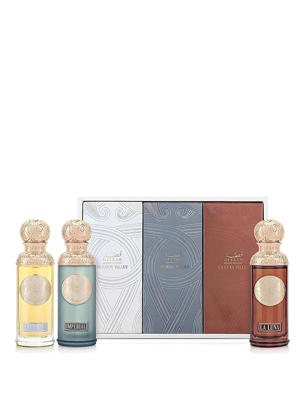 Valley Set – GISSAH 50ml (Hudson Valley • Imperial Valley • La Luna Valley)