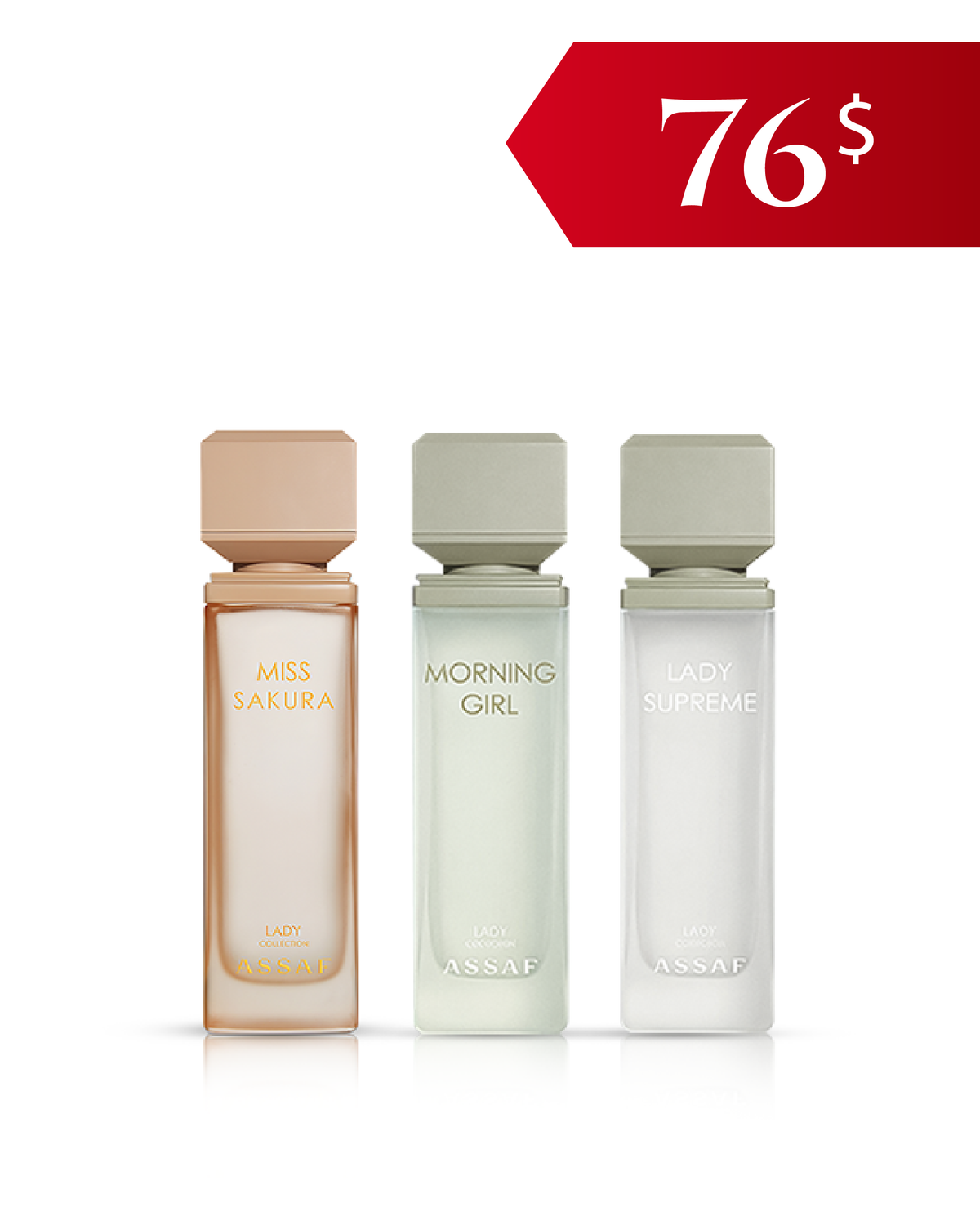 Assaf Soft Feminine Bundle – Miss Sakura, Morning Girl & Lady Supreme