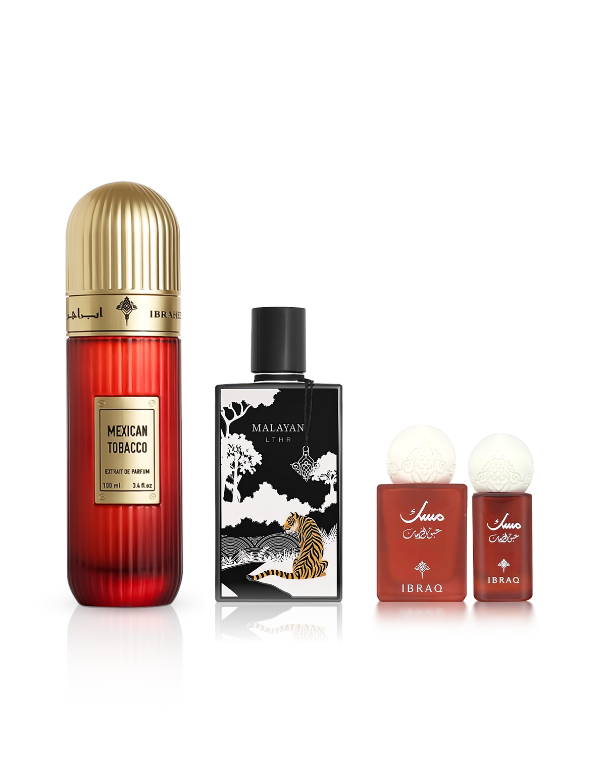 The Layering Beast: Tobacco, Leather, & Pomegranate Trio for Only $115!