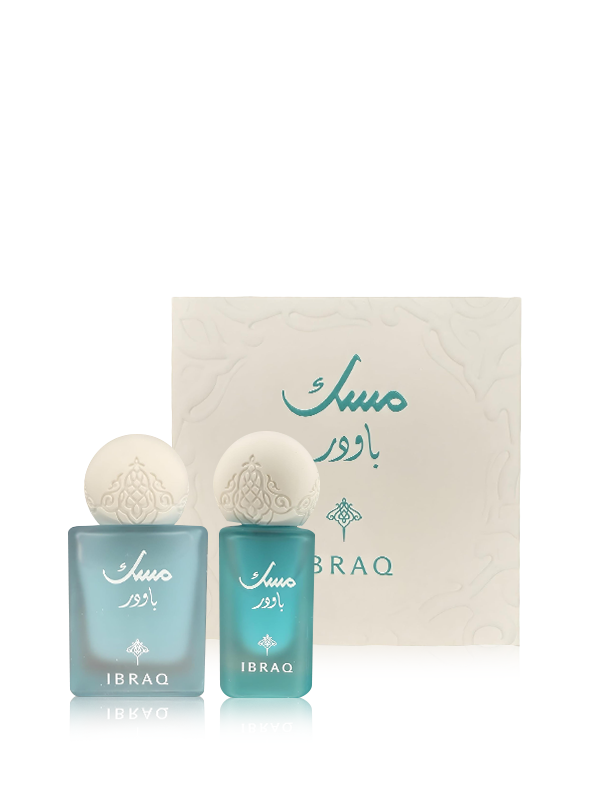 Ibraq Powder Mini Musk – Concentrated Oil Set (10ml Perfume *6ml Oil)