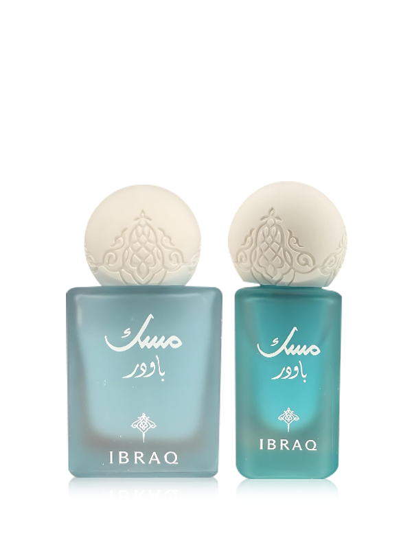 Ibraq Powder Mini Musk – Concentrated Oil Set (10ml Perfume *6ml Oil)